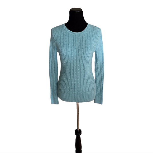 Merona Tiffany Blue Sweater Size Medium - Picture 3 of 4